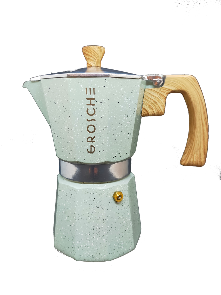 Cafetière Italienne - GROSCHE 6 Tasses - Vert
