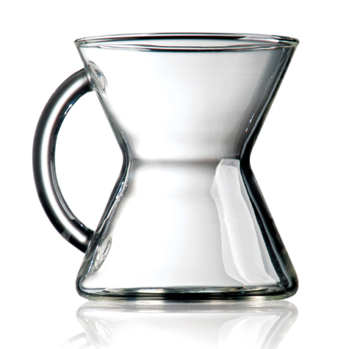 Mug en verre forme sablier - CHEMEX