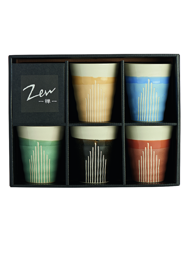 Coffret 5 tasses - Zenitude 