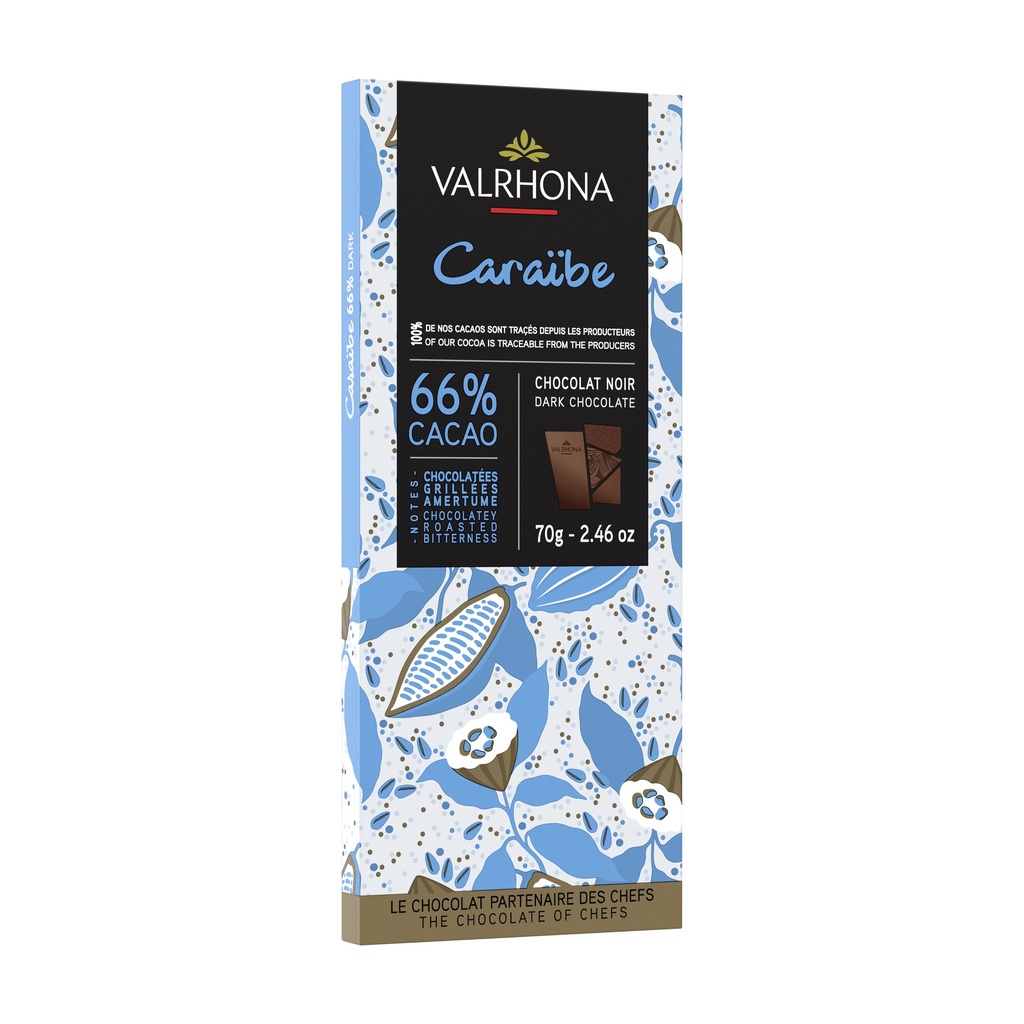 Tablette 70g - Caraïbes - VALRHONA