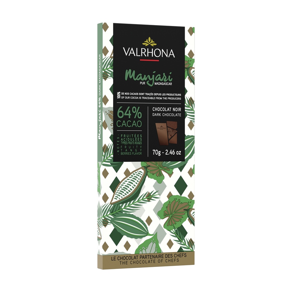 Tablette 70g - Manjari  - VALRHONA