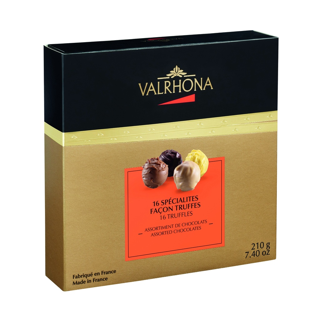 Coffret 16 truffes - VALRHONA