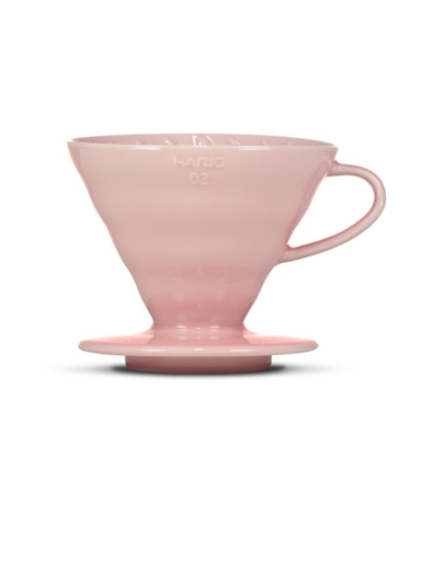 [HARIO_VDC-02-PPR-U] Dripper - V60 céramique - Rose - HARIO