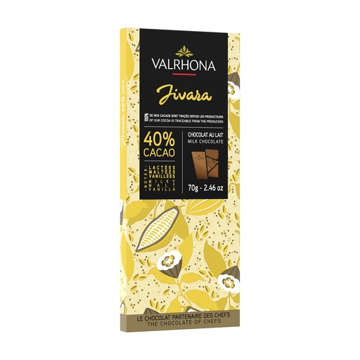 [81635] Tablette 70g - Jivara - VALRHONA